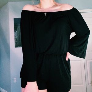 Off the shoulder romper